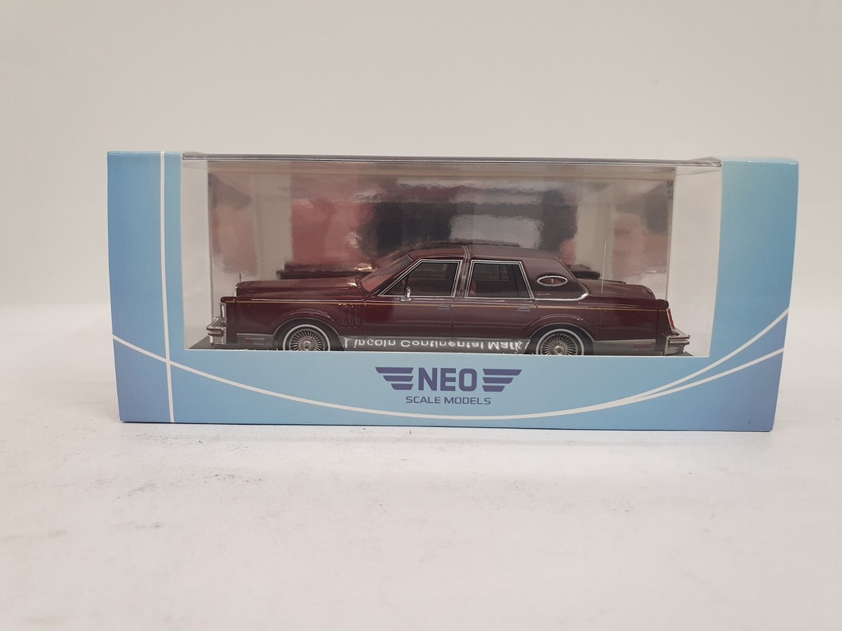 1/43 VERY RARE LINCOLN CONTINENTAL MARK VI SEDAN 1980 NEO 43544 NO