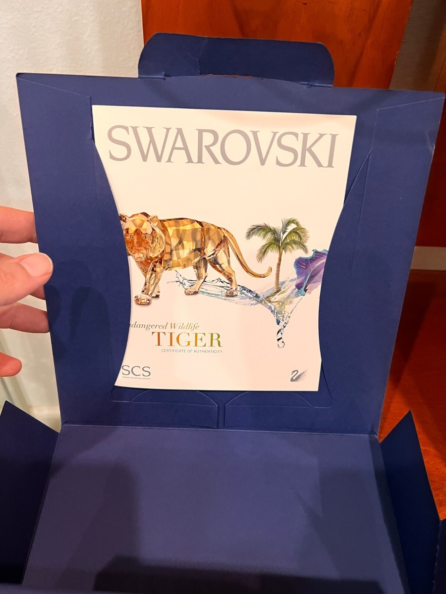 Swarovski Tiger SCS Endangered Wildlife | eBay