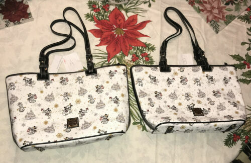 New Disney Dooney & Bourke Mickey Through the Years 90th Shopper