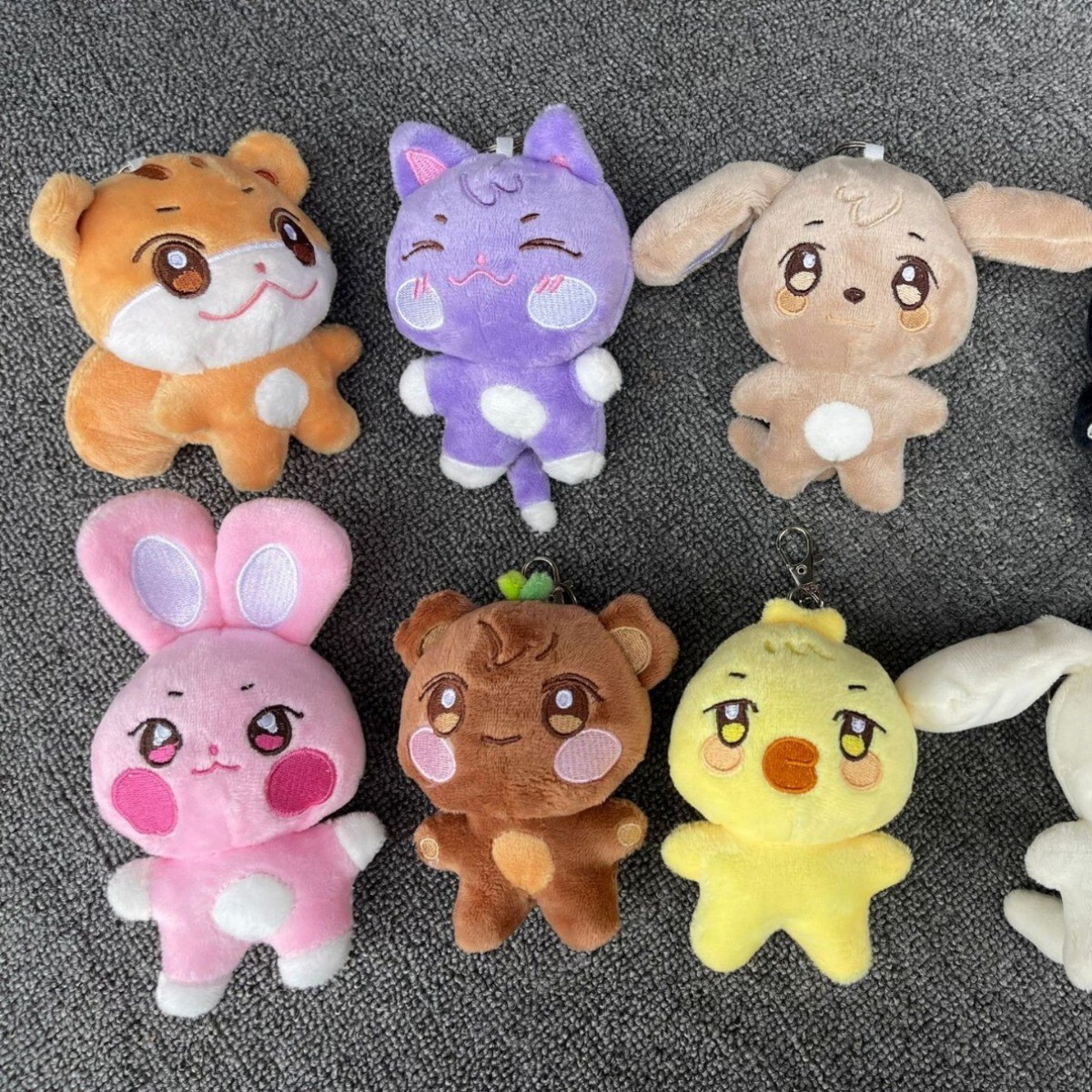 ATEEZ ANITEEZ Pop Up Plush Cartoon Doll Keychain SANdeoki