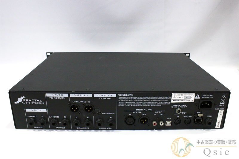 Fractal Audio Axe FX II Mark II Effect Rack Used from JAPAN Tested