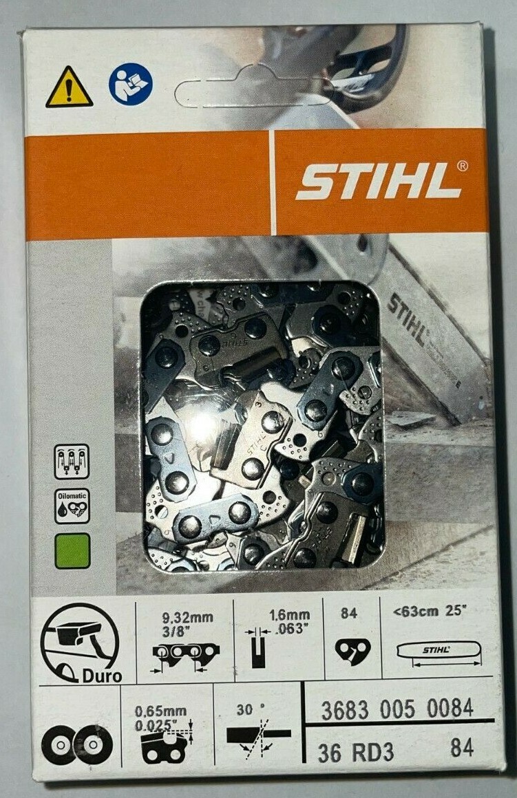 36RD3 84 STIHL NEW CARBIDE CHAINSAW CHAIN SAW 24 in. 3/8 063 84 25