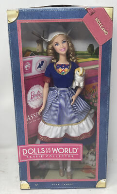 Dolls of the World Holland Doll Barbie Collector Pink Label Mattel