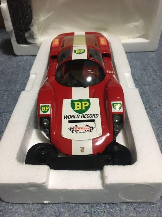 1/18 Minichamps Porsche 906 World Record Monza Red White w/ Box