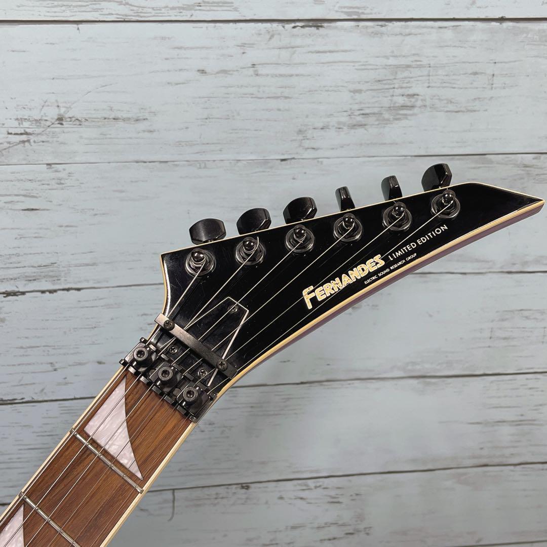Electric Guitar Fernandes JS-100 Randy V Purple with Mirrored