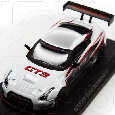 NISSAN GT-R NISMO GT3 R35 2012 KYOSHO MINICAR LOTTERY 2 1:64 WHITE