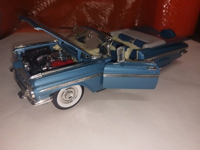 1959 Chevy Impala convertible by Road Signature, Turquoise blue 1
