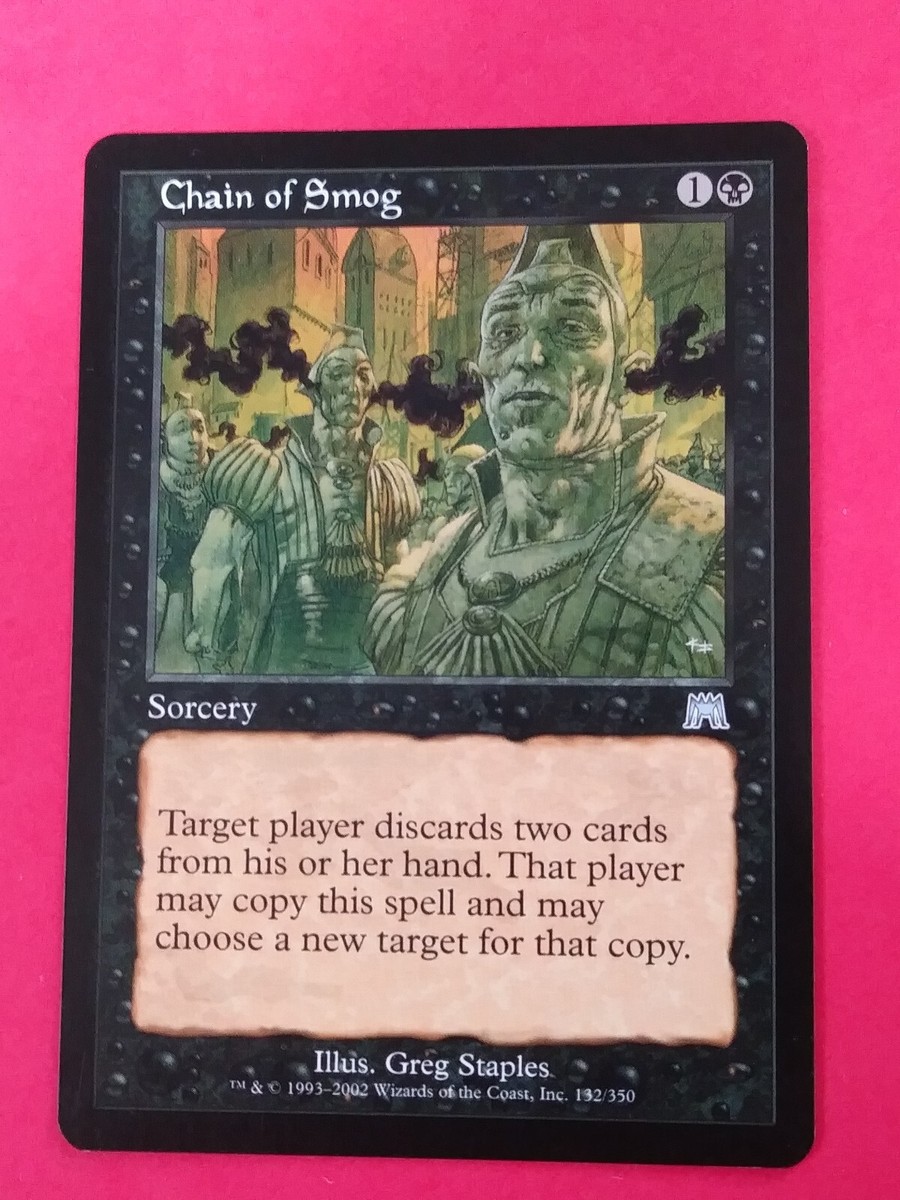 Magic the Gathering 1x CHAIN OF SMOG Onslaught MtG BLACK Uncommon