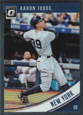 AARON JUDGE 2018 DONRUSS OPTIC HOLO PARALLEL | eBay