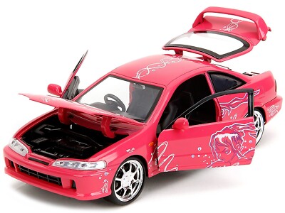1995 HONDA INTEGRA TYPE R PINK FAST & FURIOUS REMIX 1/24 DIECAST