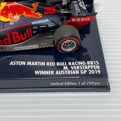 MINICHAMPS 1/43 Aston Martin Redbull RB15 Max Verstappen Austrian