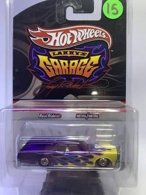 2009 Hot Wheels Larry's Garage Purple w/ Flames Custom 66 GTO