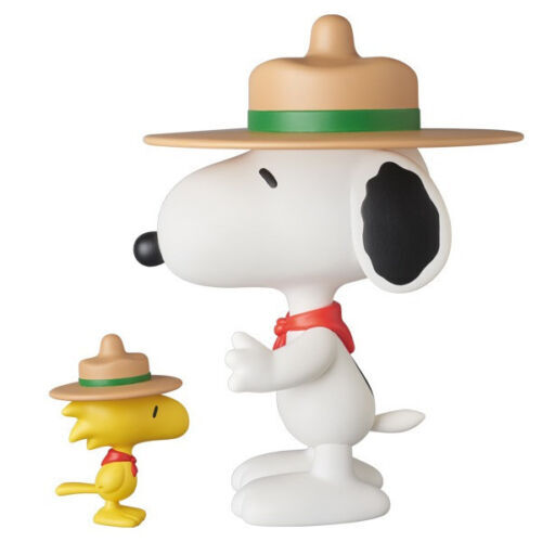 MEDICOM SNOOPY & WOODSTOCK VINYL COLLECTIBLE DOLL VCD FIGURE