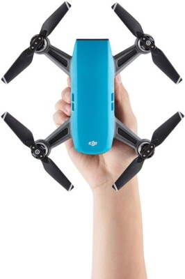 DJI Spark, Mini Drone, Sky Blue ready to fly quadcopter with