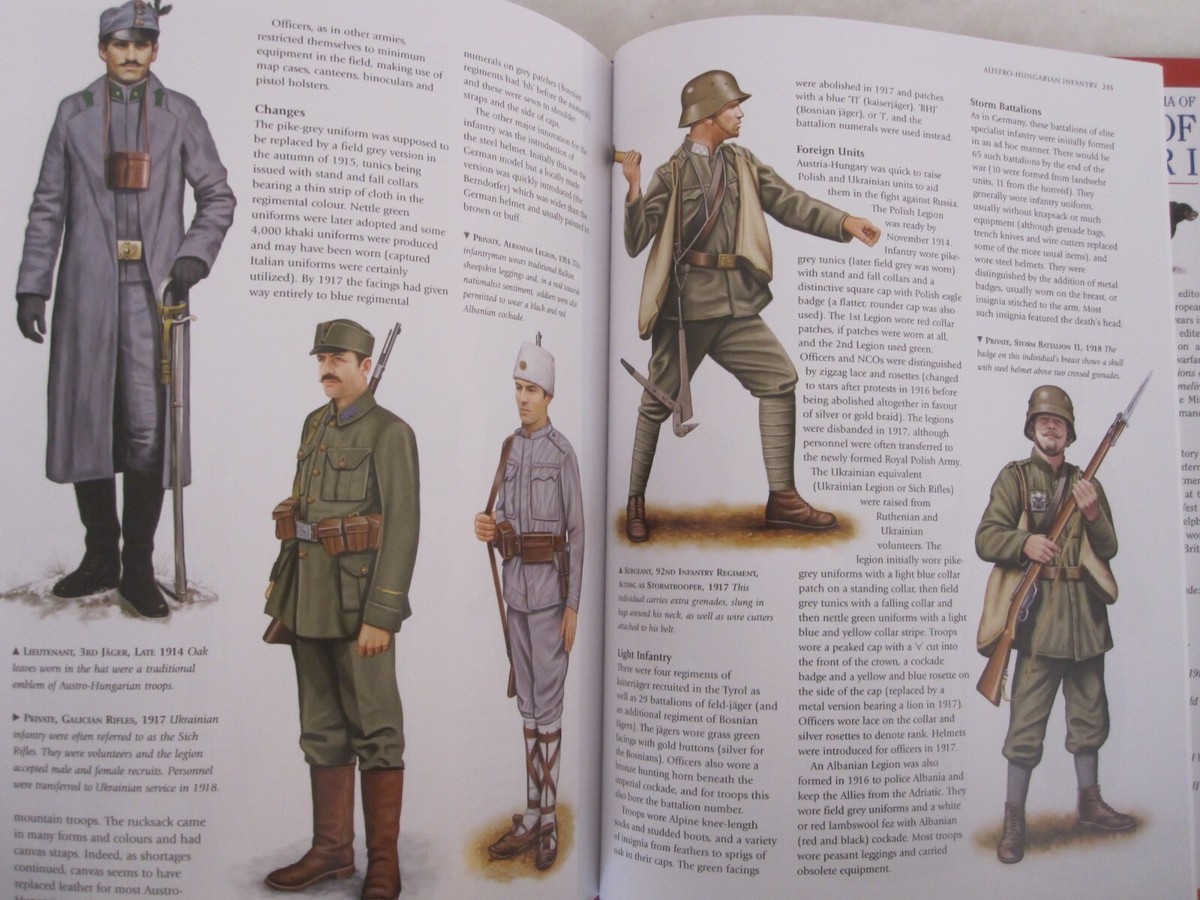 The Illustrated Encyclopedia of Uniforms of World War I : An