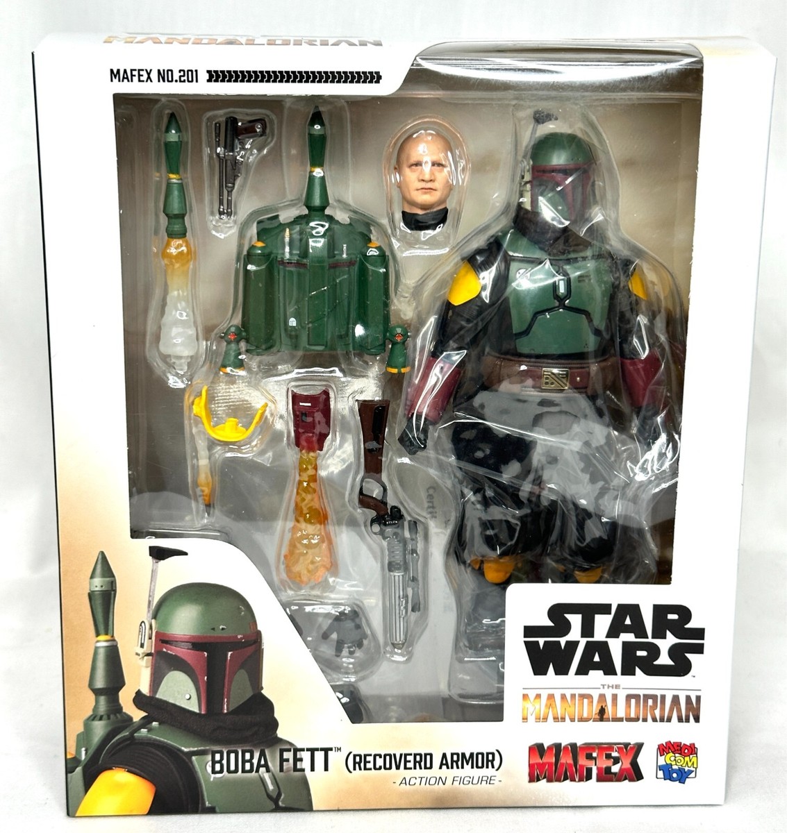 MAFEX 201 Boba Fett Recovered Armor Mandalorian Medicom Star Wars
