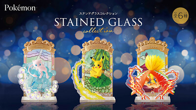 RE-MENT Pokemon Stained Glass Collection Mini Figure Toy #1