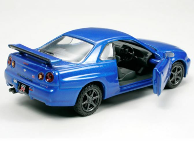 TAMIYA 1/64 NISSAN SKYLINE GT-R V-SPEC II R34 Diecast Model Car