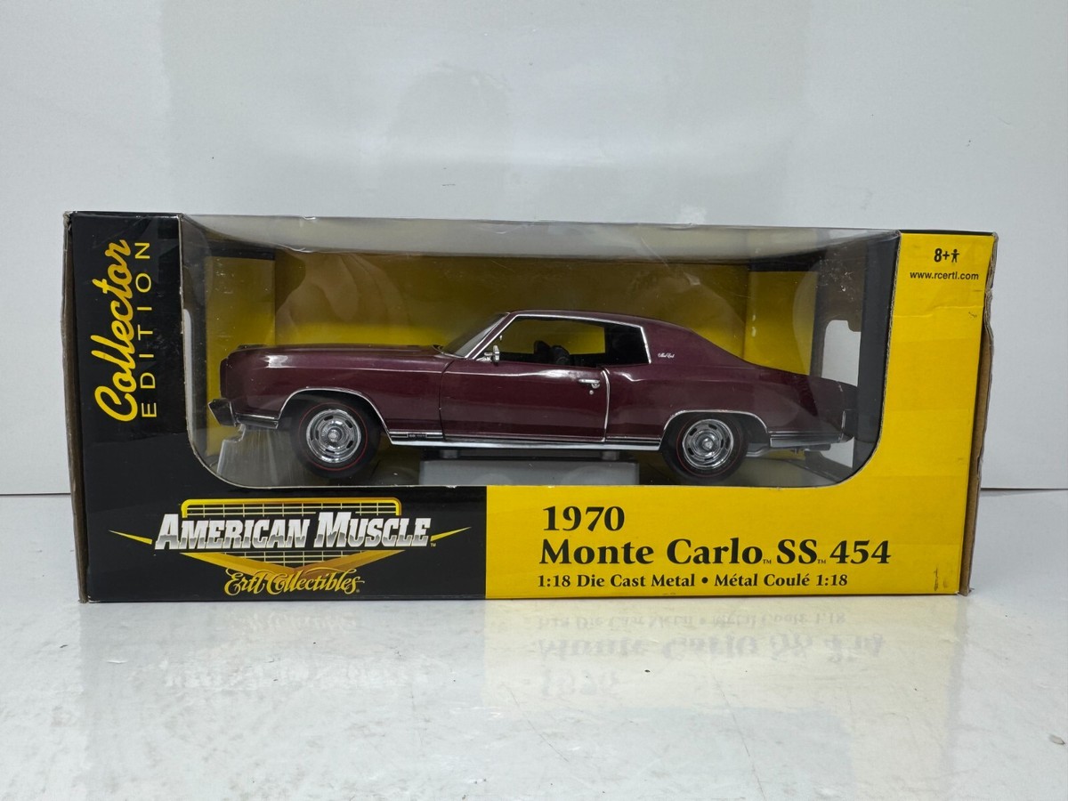 Ertl American Muscle 1970 Chevy Monte Carlo SS 454 1:18 Diecast | eBay