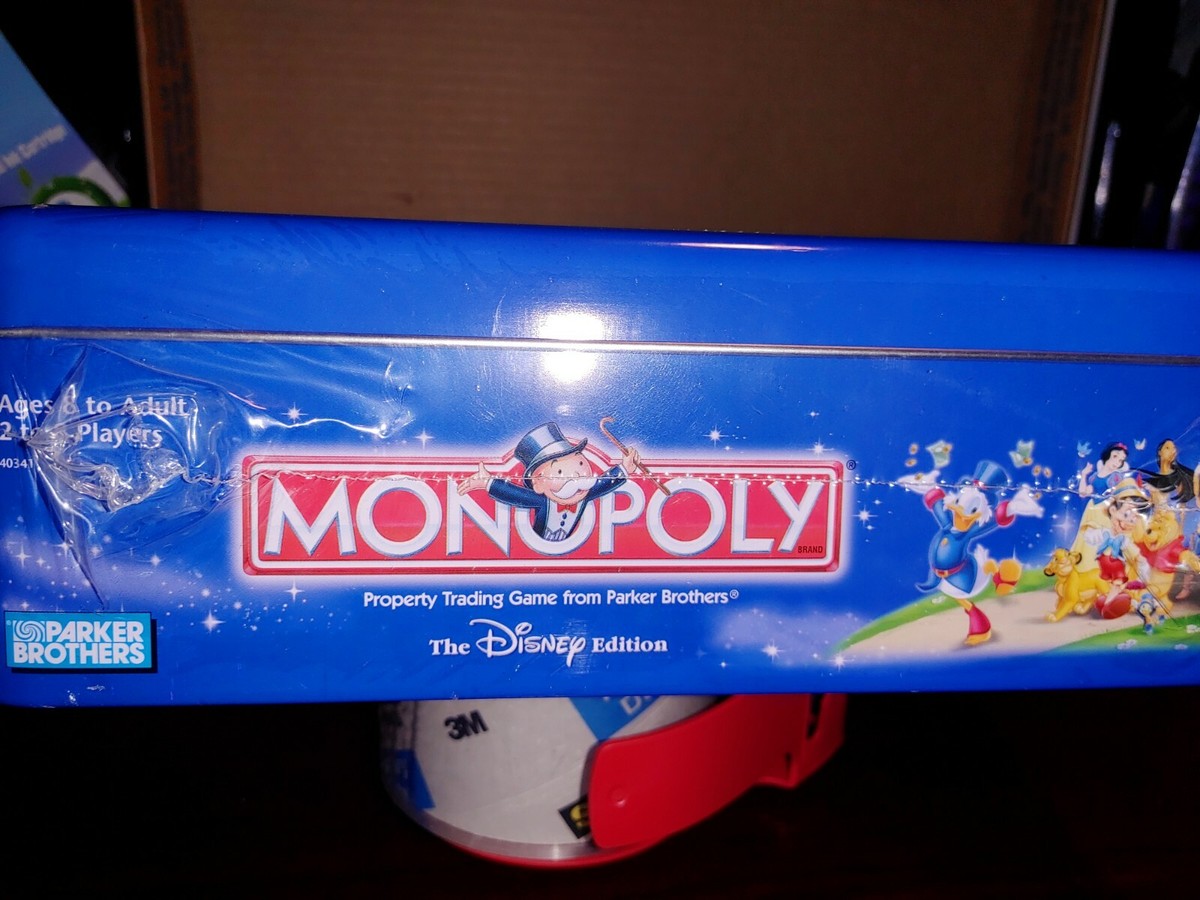 The Disney Edition Monopoly Collectible Tin FACTORY SEALED TOYS R