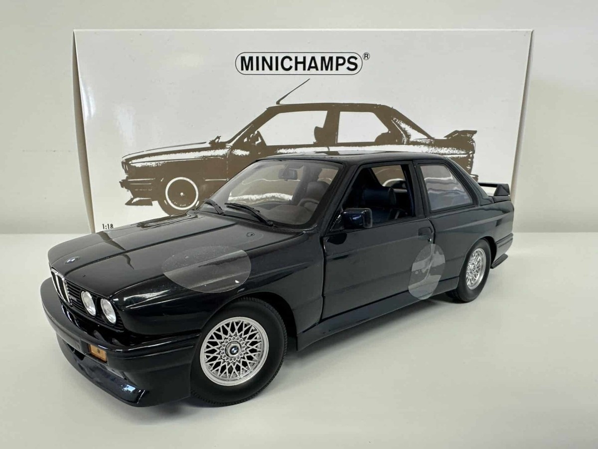 Minichamps - 1:18 BMW M3 (E30) - 1987 - Blue Metallic | eBay UK