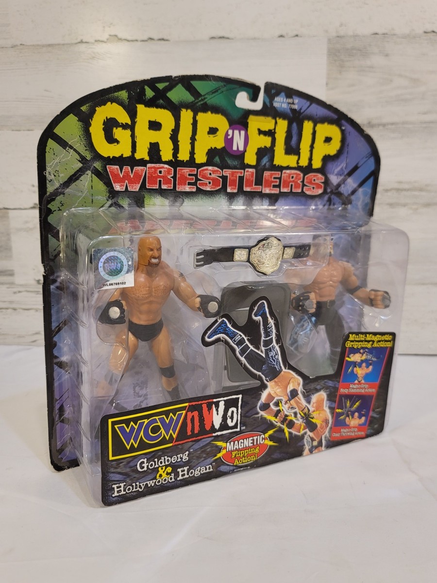 1999 ToyBiz WCW NWO Grip 'n Flip Wrestlers Hollywood Hulk Hogan