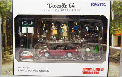Tomytec Tomica Diocolle 64 NEO 08a Urban Street Corner (Nissan