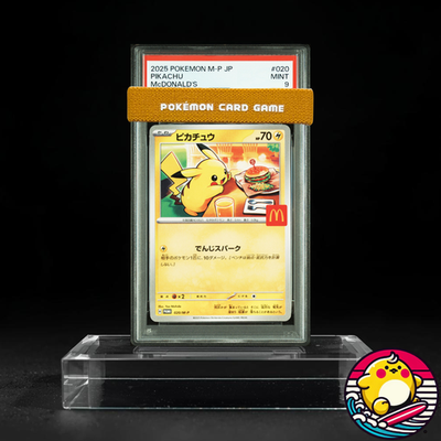 PSA 9 Pikachu 020/M-P McDonald's Happy Set Promo 2025 Pokemon Card