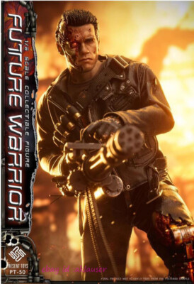 Present Toys Pt-Sp51 1/6 Future Warrior Terminator T800 Deluxe
