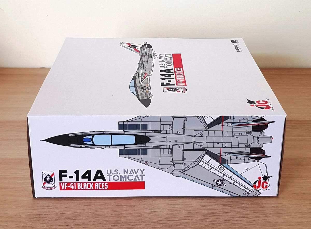 F-14A Tomcat USN VF-41 Black Aces, AJ100, USS Nimitz, JC Wings JCW