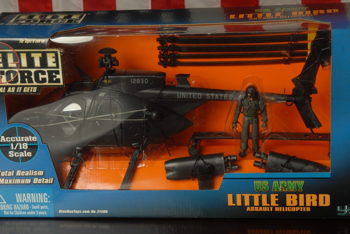 Elite Force 1:18 US Army MH-6 LITTLE BIRD Night Stalkers