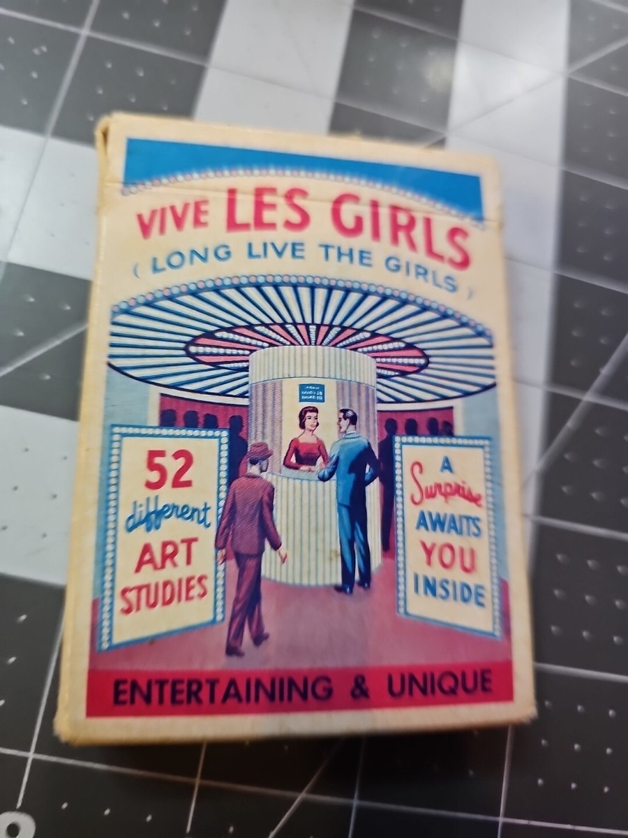 VIVE LES GIRLS 52 PLAYING CARDS FREDERIC ENT. ST. LOUIS MO. MINT