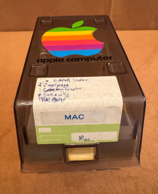 Vintage Apple Computers 3 1/2 Floppy Disk Holder Case Mac w