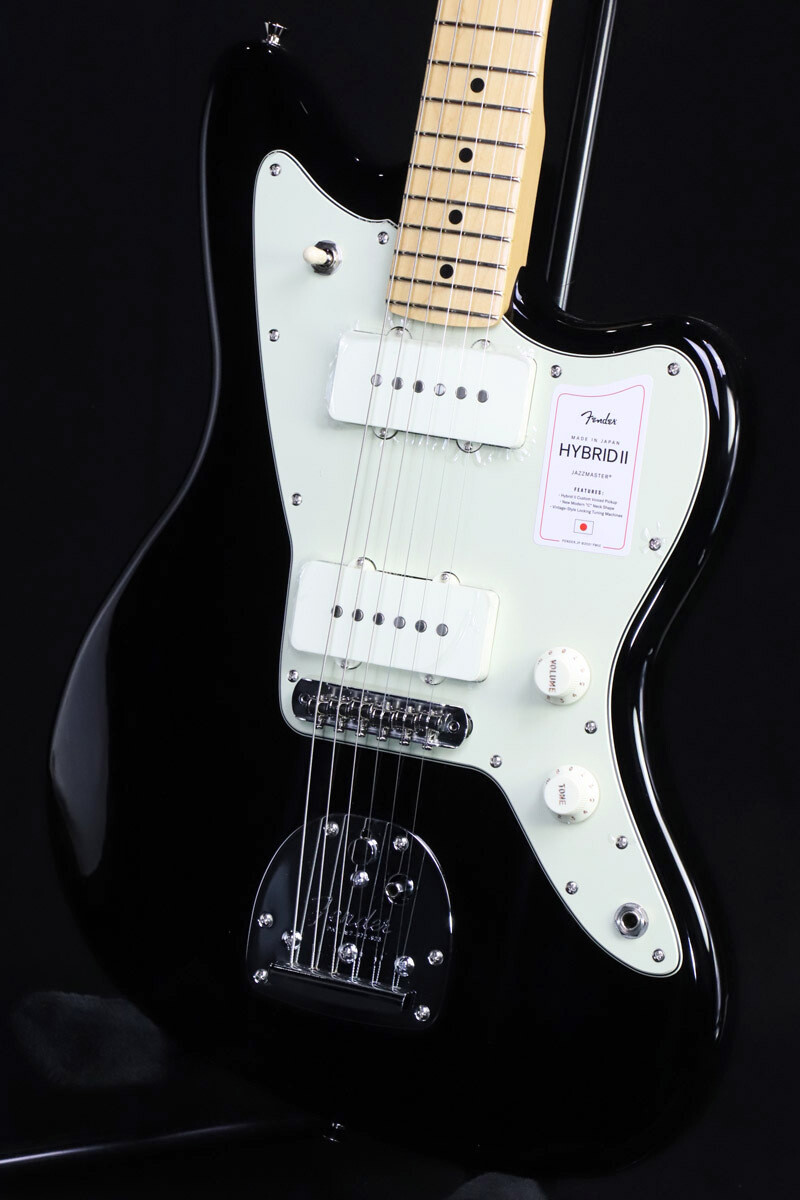 Fender Made in Japan Hybrid II Jazzmaster Black Maple Neck with