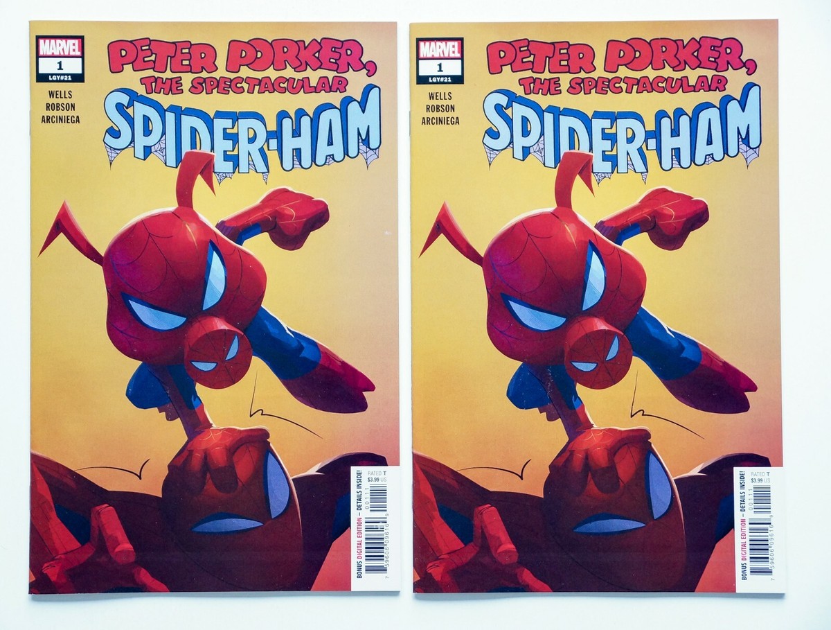 Peter Porker,The Spectacular SPIDER-HAM #1A (2 copies) Lot(2019