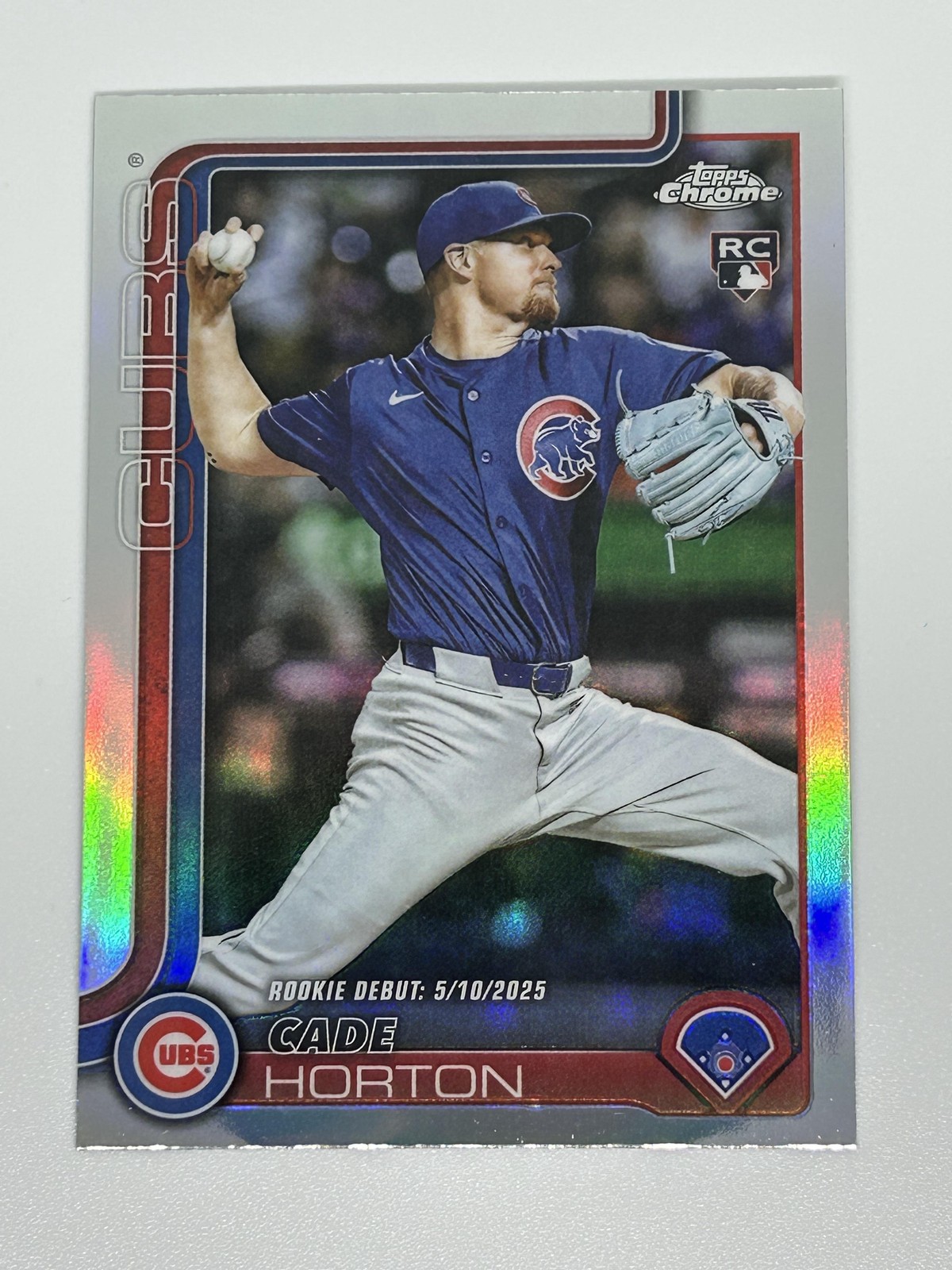 Cade Horton 2025 Topps Chrome Update #USC102 Rookie Debut