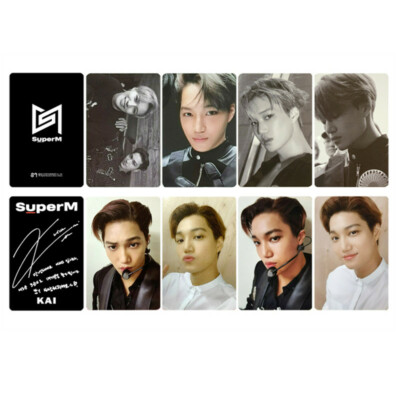 Kpop SuperM 1st Album Photocard Taeyong Baekhyun Self Made