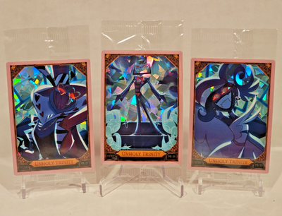 Hazbin Hotel Promo Trading Card Cracked Ice Unholy Trinity PR-17
