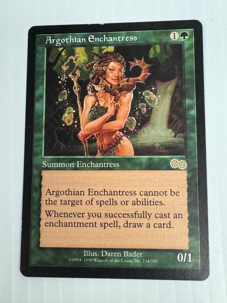 Argothian Enchantress 1998 Urza's Saga #234 Base Price Guide