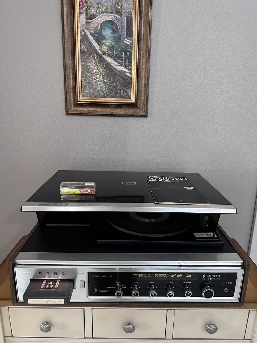Zenith Solid State Modular Stereo, Tourntable 8-track Hood Pamplet
