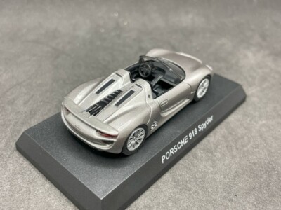 Kyosho 1/64 Porsche collection5 918 Spyder silver diecast model