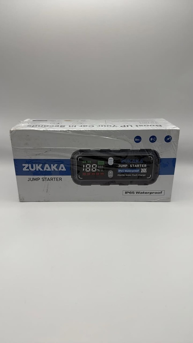 Zukaka Car Jump Starter 12V Portable Starter Battery Pack