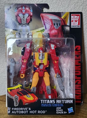 Transformers Titans Return Wave 3 Deluxe Class Hot Rod Loose