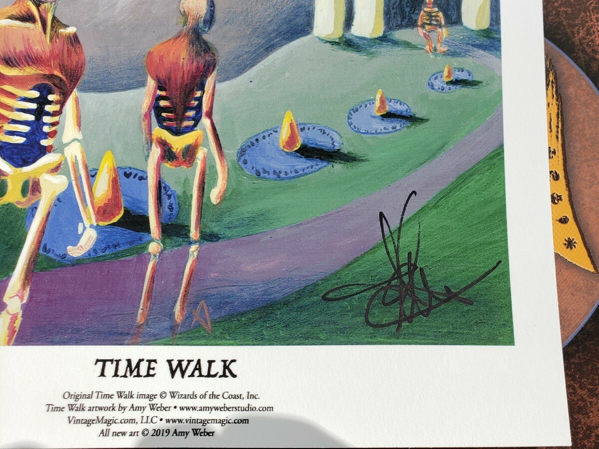 MTG Time Walk Amy Weber プレイマット Time Walk - Amy Weber