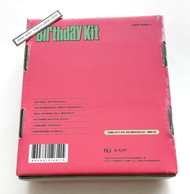 MINGI ATEEZ HBD MD 2023 BIRTHDAY KIT FIX ON BRACELET PHOTOCARD