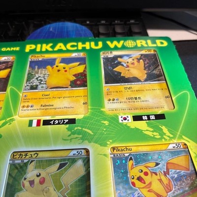 Pokemon Card Game Pikachu World Green Ver Promo Limited Edition