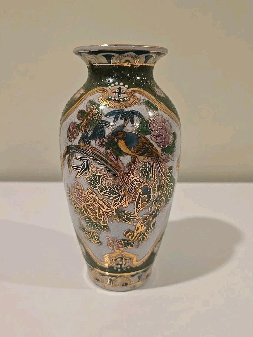 孔雀花瓶中国古董花瓶| eBay