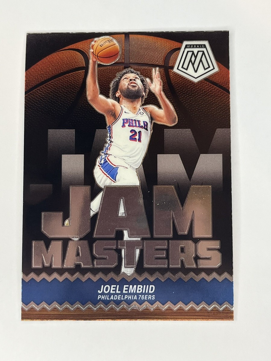 2023-24 Panini Mosaic Joel Embiid #20 Jam Masters Philadelphia