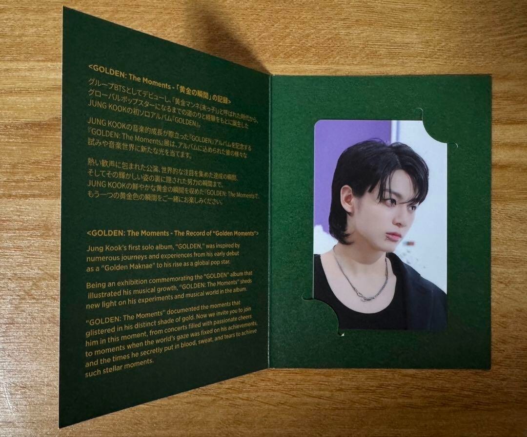 BTS Jungkook GOLDEN The Moments Exhibition Japan Official