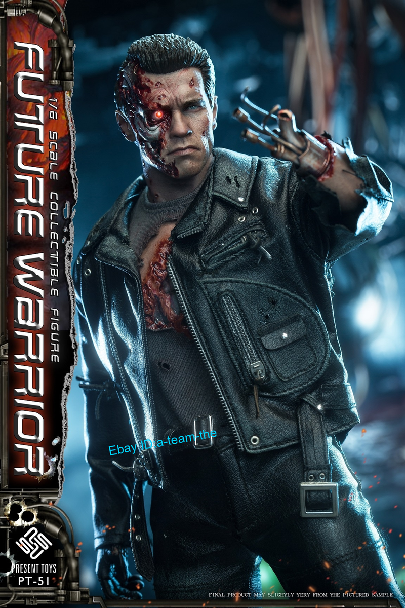 Present Toys Pt-Sp51 The Terminator 1/6 Figures T800 Future